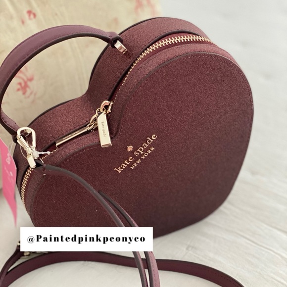 🆕 KATE SPADE | Love Shack Heart Purse Dark Nova - Picture 14 of 14